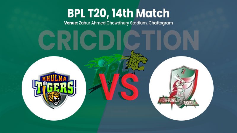 Khulna Tigers vs Fortune Barishal
